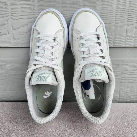 Nike Court Legacy Sneaker Shoe Phantom White Honeydew Youth SZ 4Y DA5380-005 - Picture 8 of 12